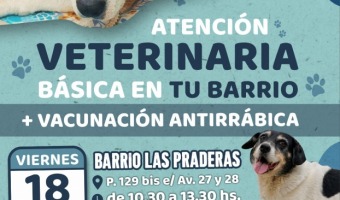 JORNADA DE ATENCIN VETERINARIA EN BARRIO LAS PRADERAS